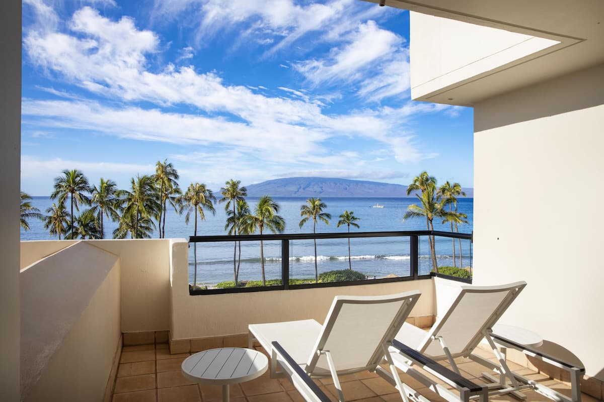 Rom, 1 kingsize-seng med sovesofa, havutsikt, hjørnerom | Utsikt fra rommet