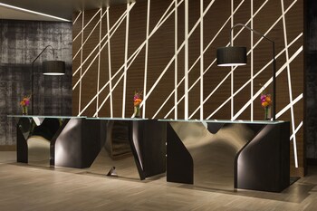 Check-in/check-out kiosk at Renaissance Chicago Downtown Hotel