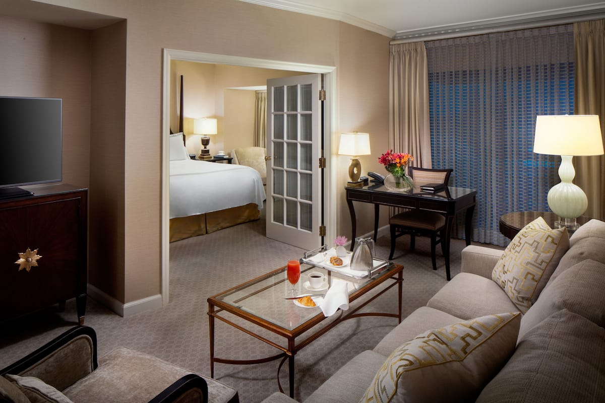 Luxury Suite, 1 King Bed | Egyptian cotton sheets, premium bedding, down comforters, pillowtop beds