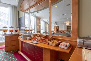 Daily buffet breakfast (EUR 12 per person)