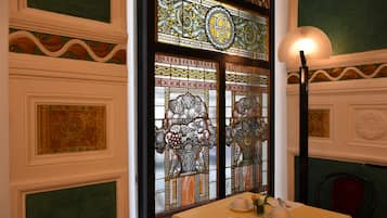 Daily buffet breakfast (EUR 15 per person)