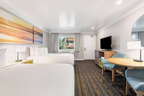 Chambre, 2 grands lits, non-fumeur, coin cuisine