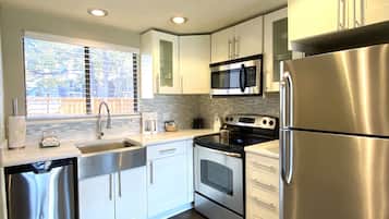 Condo, 1 Bedroom, Lake View | Private kitchen | Microwave, coffee/tea maker