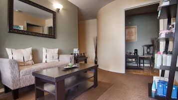 Espace de soins pour les couples, soins corporels, soins d'aromathérapie