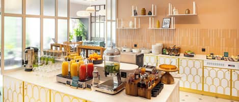 Daily buffet breakfast (EUR 25 per person)