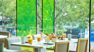 Daily buffet breakfast (EUR 23 per person)