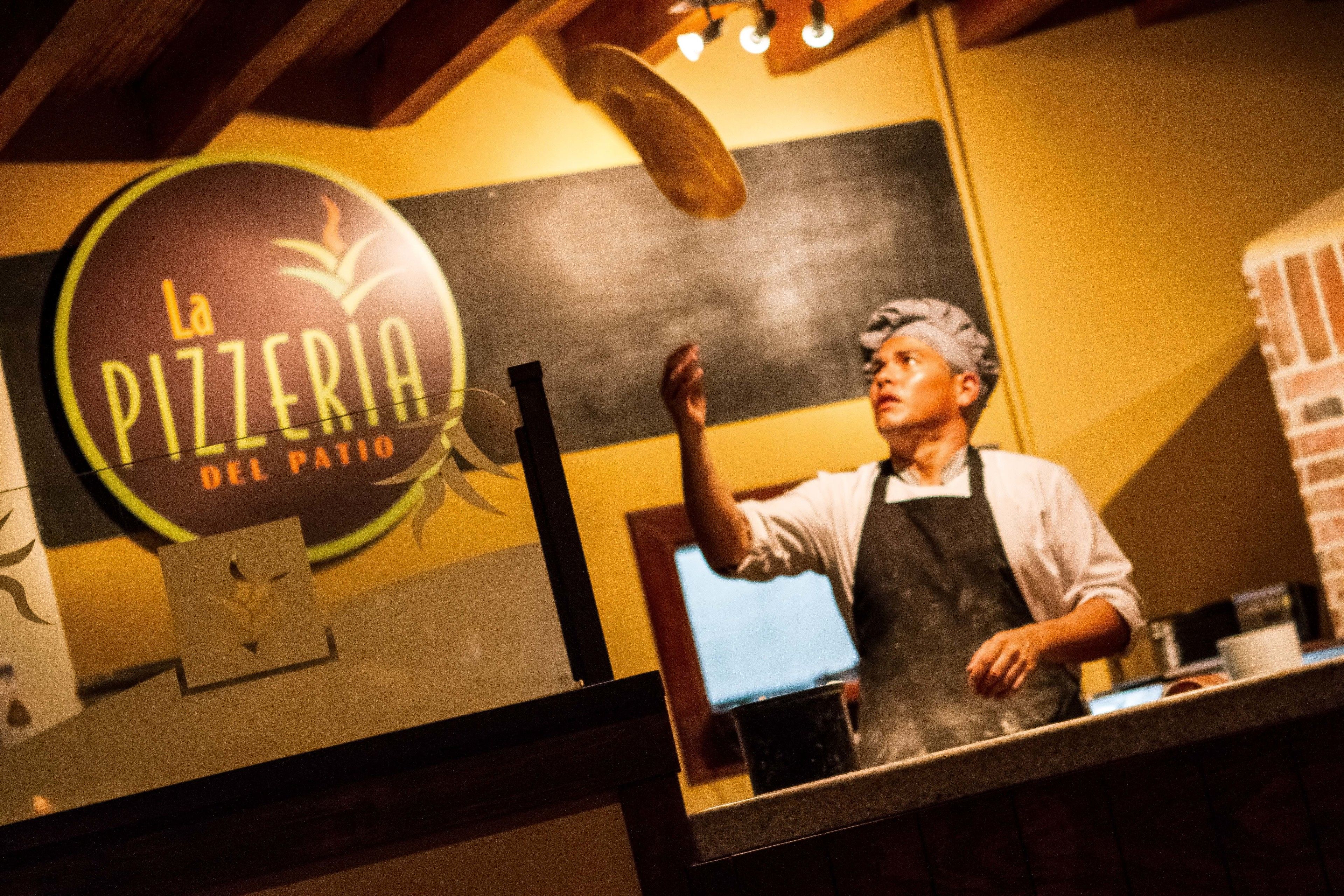 breakfast, lunch, dinner served; international cuisine