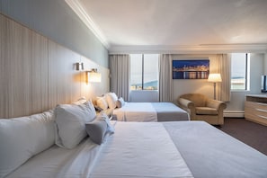 Premium Studio, 2 Double Beds | Egyptian cotton sheets, premium bedding, pillow-top beds, in-room safe
