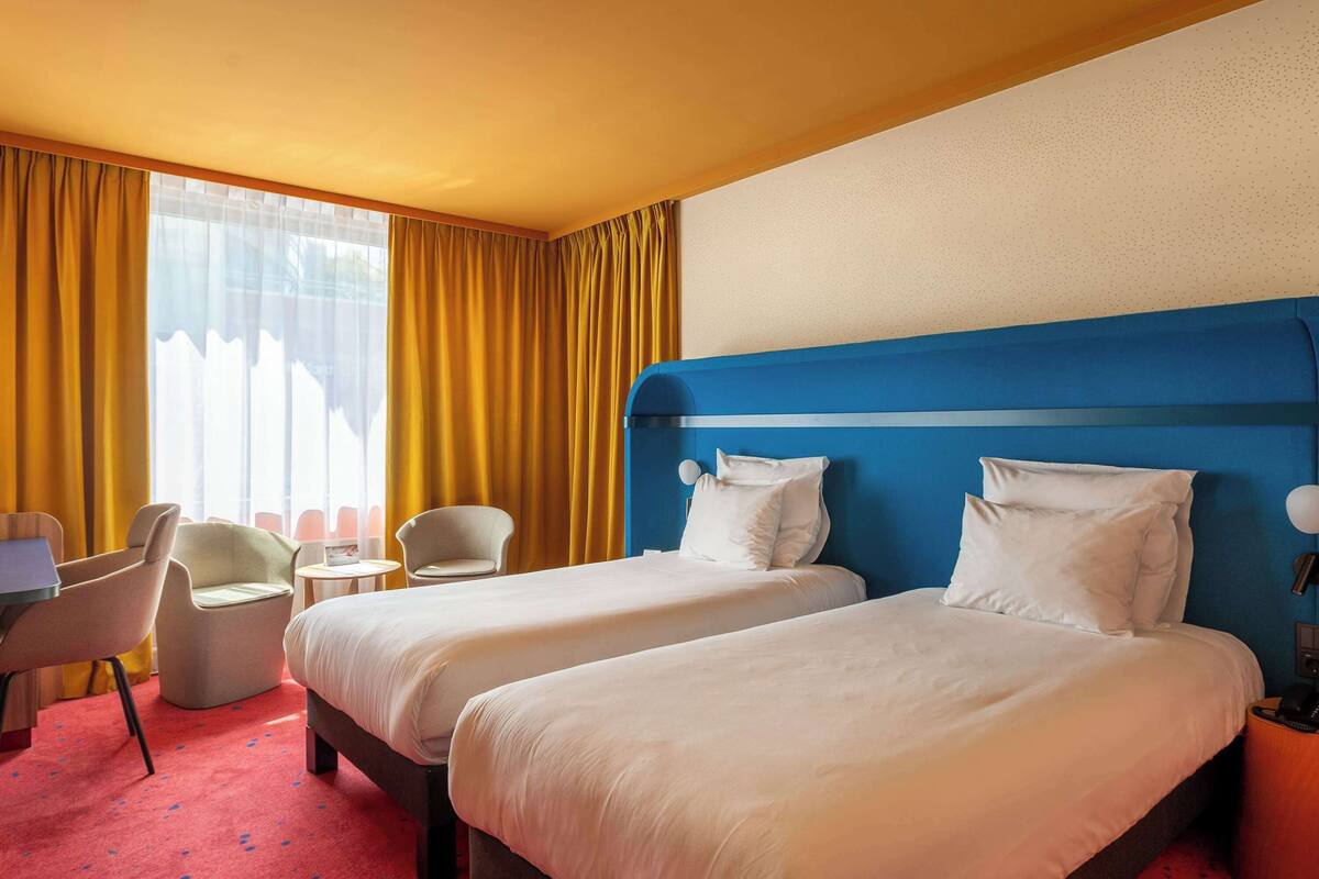 Minibar, in-room safe, desk, blackout curtains