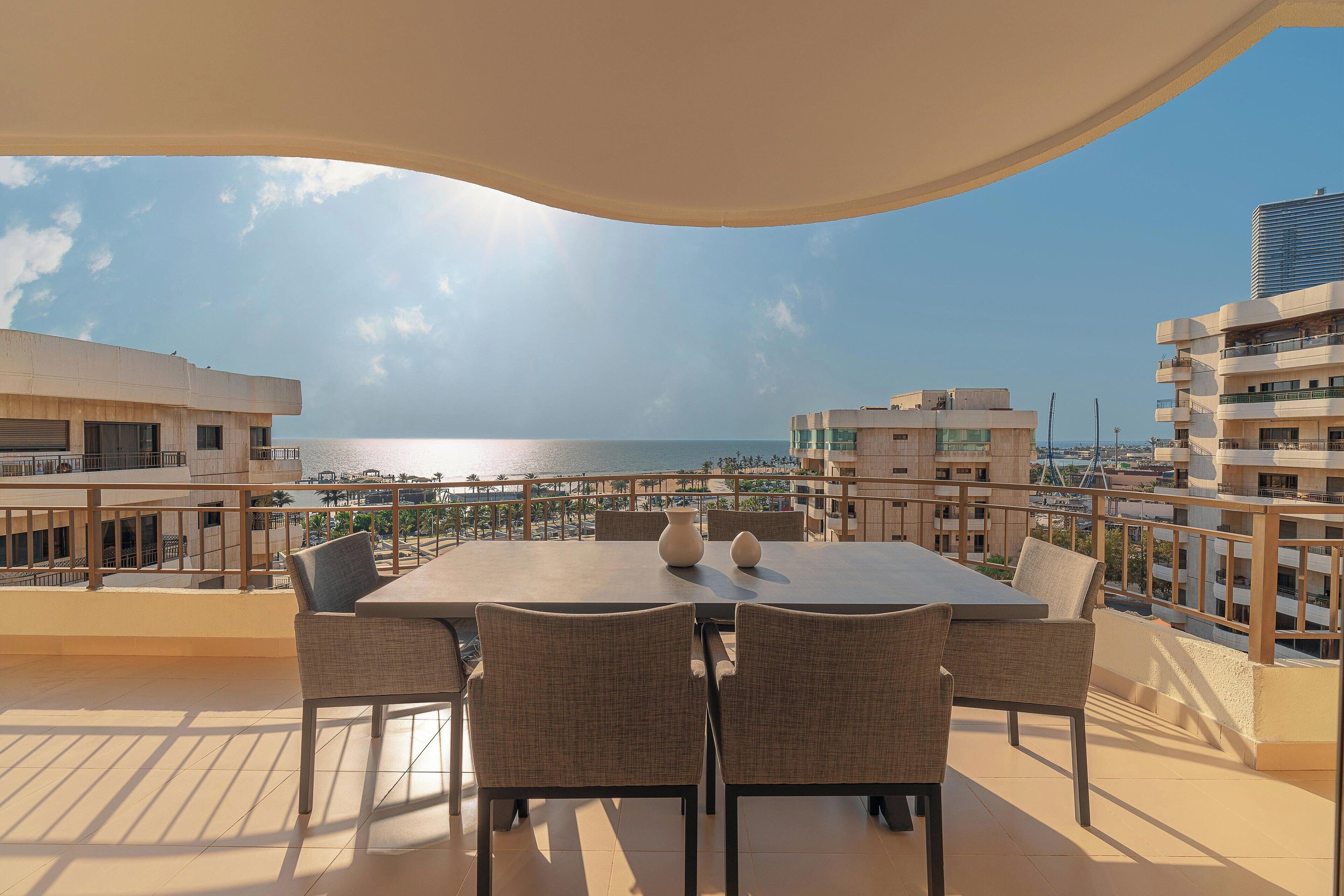 Apartment, 4 Bedrooms, Sea View (Balcony) | Pillowtop beds, minibar, in-room safe, desk