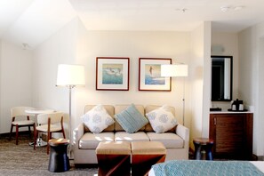 In-room safe, desk, iron/ironing board, free cribs/infant beds