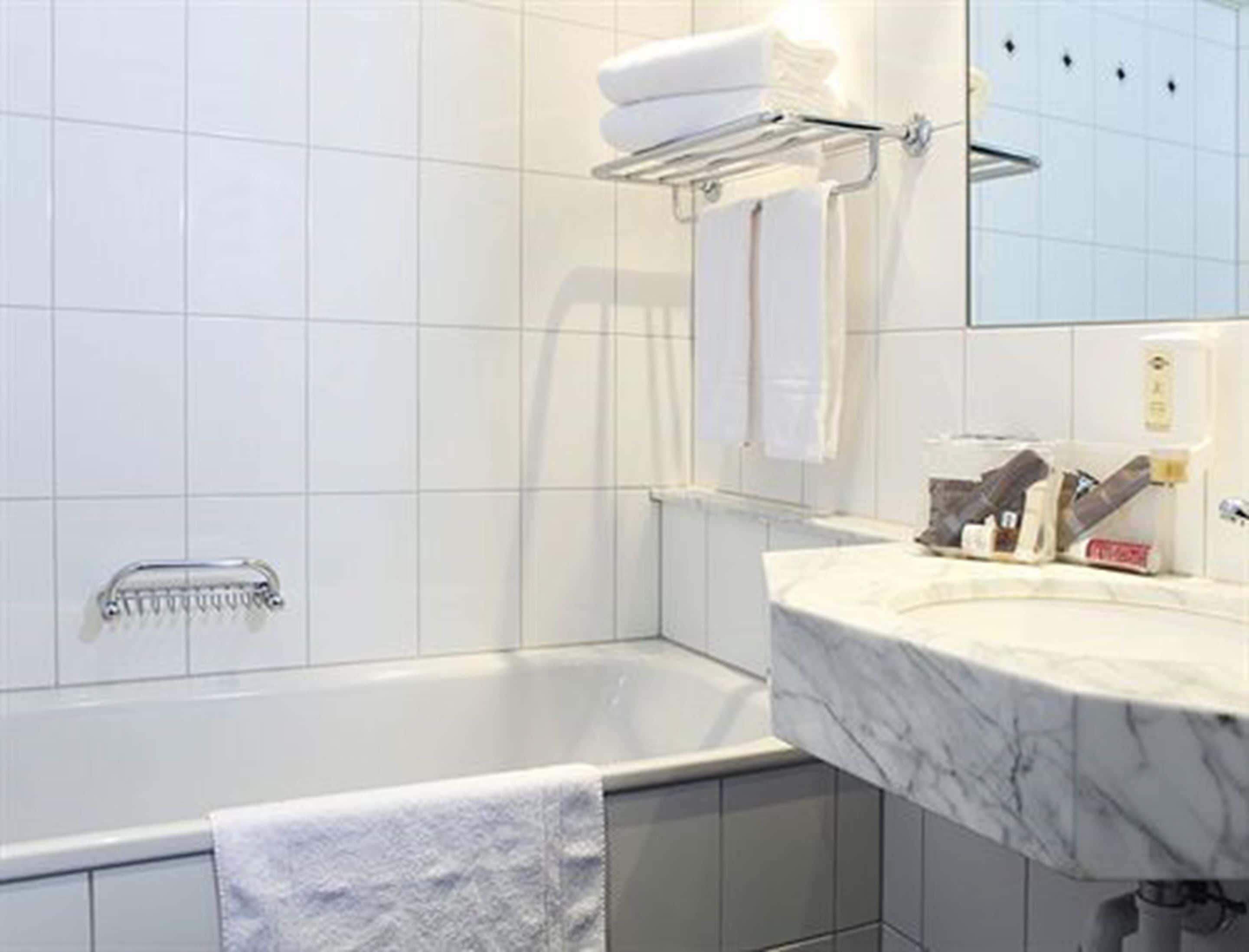 free toiletries, hair dryer, towels, soap