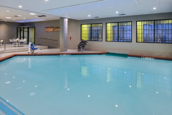 Indoor pool, outdoor pool