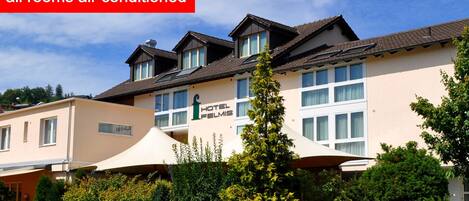 Majoituspaikan julkisivu