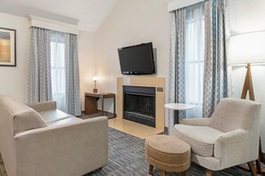Room, 2 Double Beds, Non Smoking | Desk, laptop workspace, blackout drapes, iron/ironing board - MainStay Suites St. Louis - Galleria (Richmond Heights)