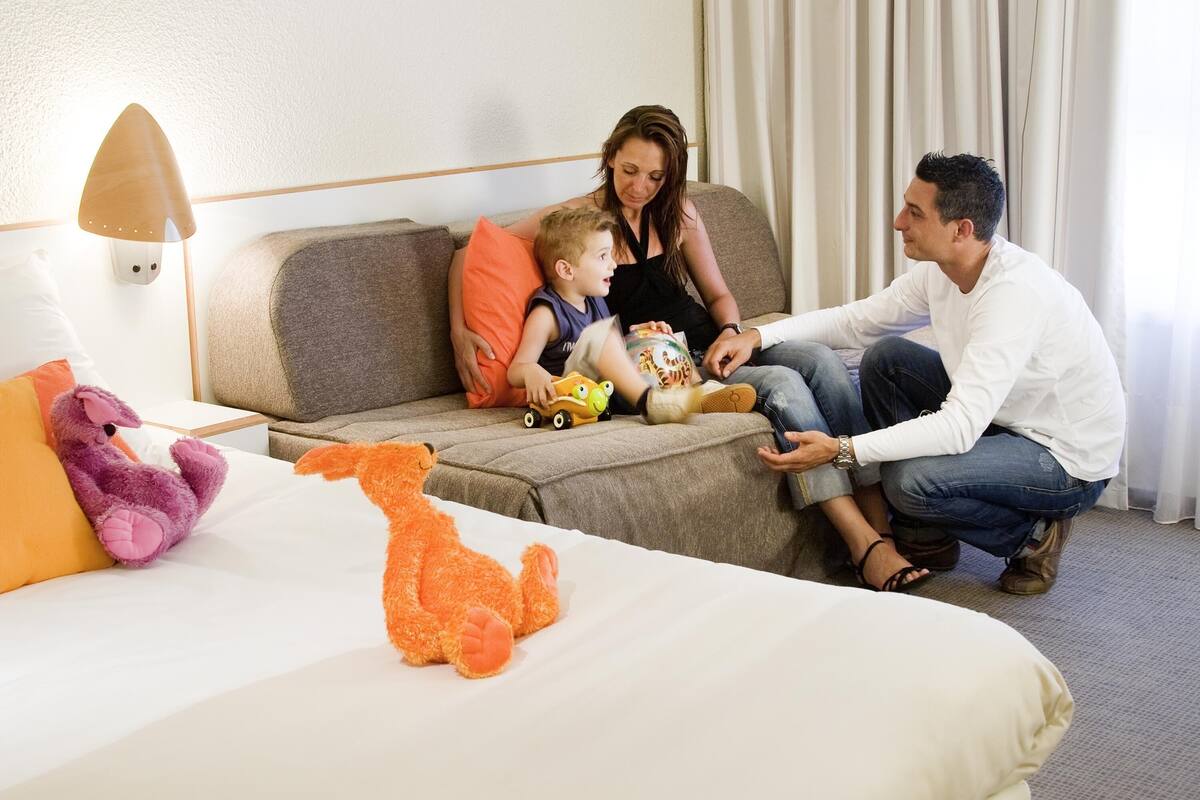Premium bedding, memory-foam beds, minibar, in-room safe