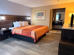 Room, 1 King Bed, Non Smoking | Iron/ironing board, free WiFi, bed sheets, alarm clocks - Residential Suites Blue Springs by Hotel O I 70 (Grain Valley)