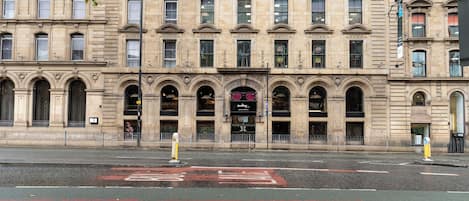 Voorkant van accommodatie