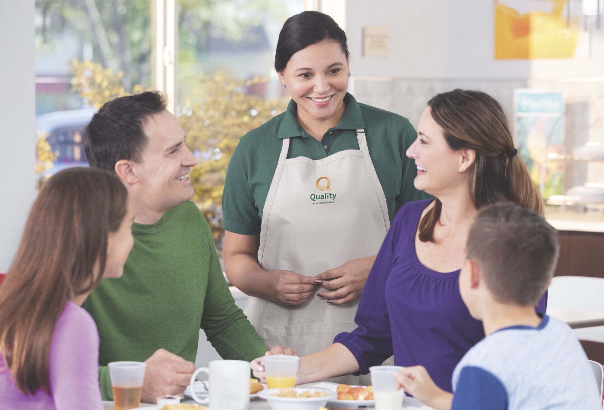 Free daily buffet breakfast