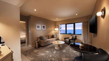 TV, DVD player, pay films