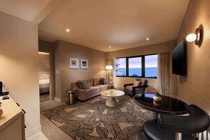 TV, DVD player, pay movies