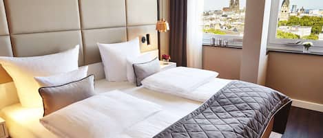 1 habitación y ropa de cama hipoalergénica