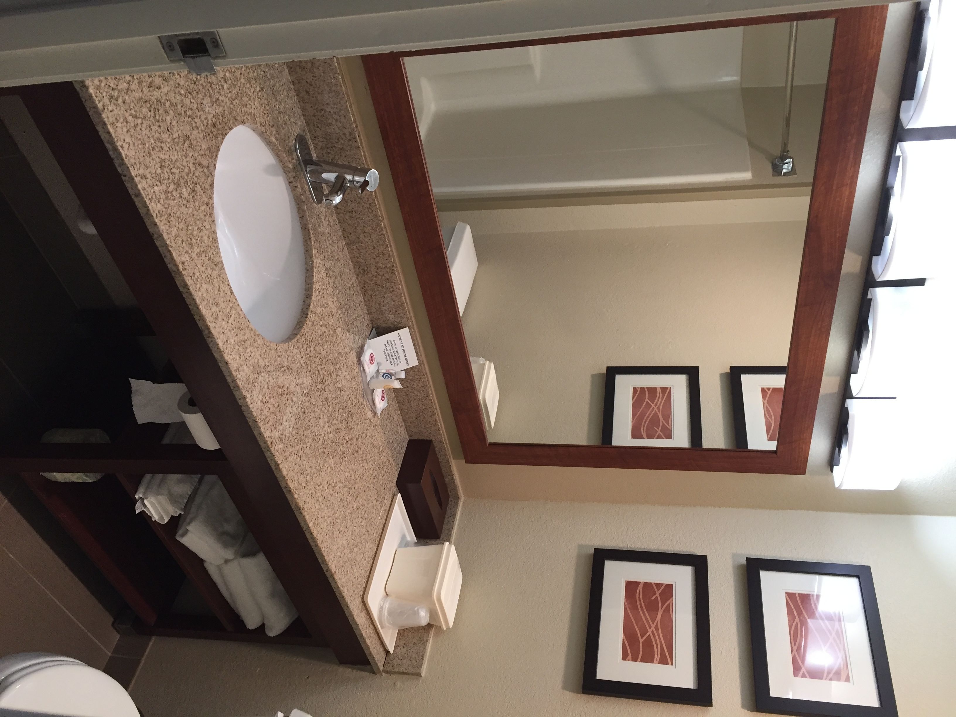 free toiletries, hair dryer, towels