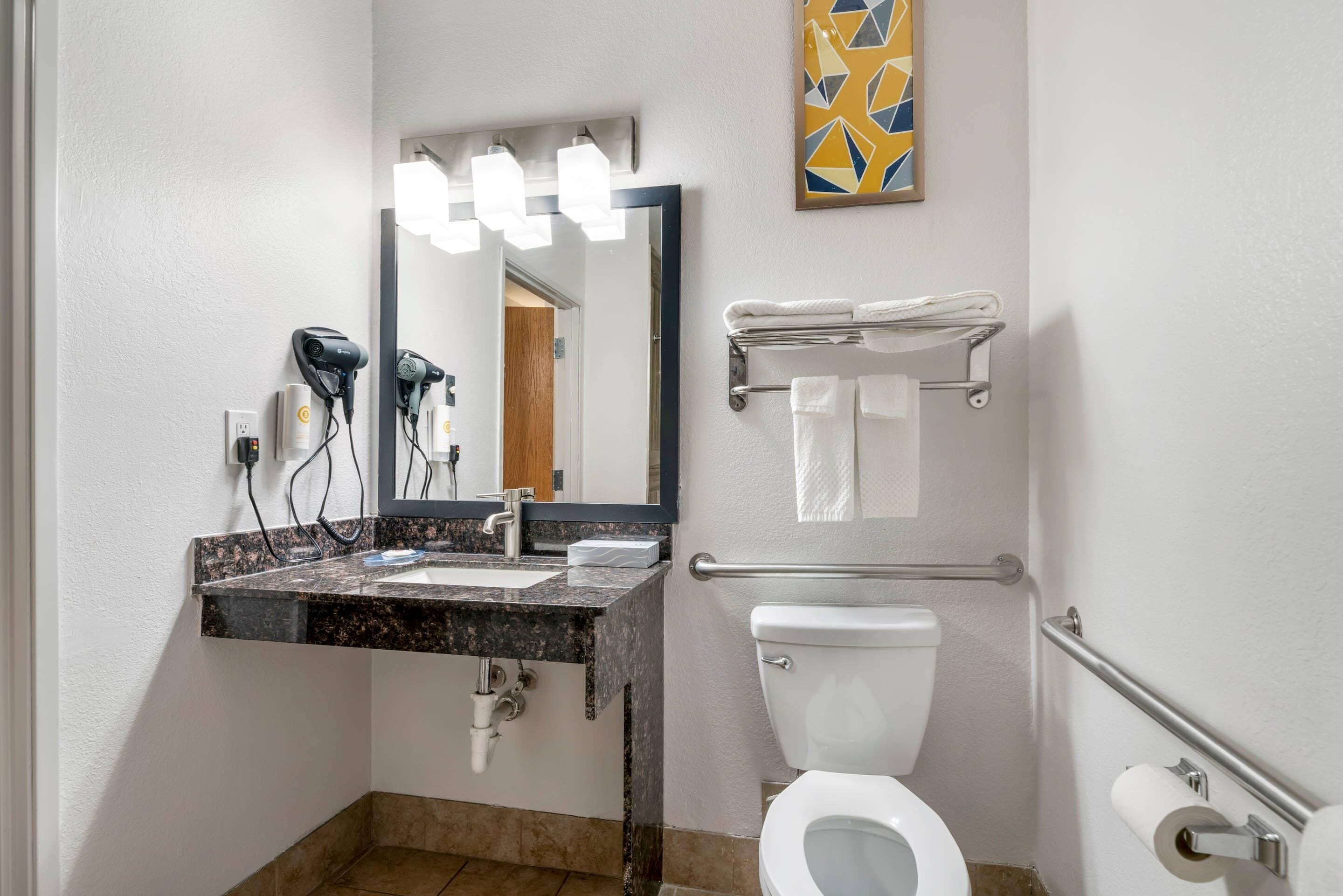 Room, 1 King Bed, Accessible, Non Smoking | Desk, iron/ironing board, free WiFi, bed sheets