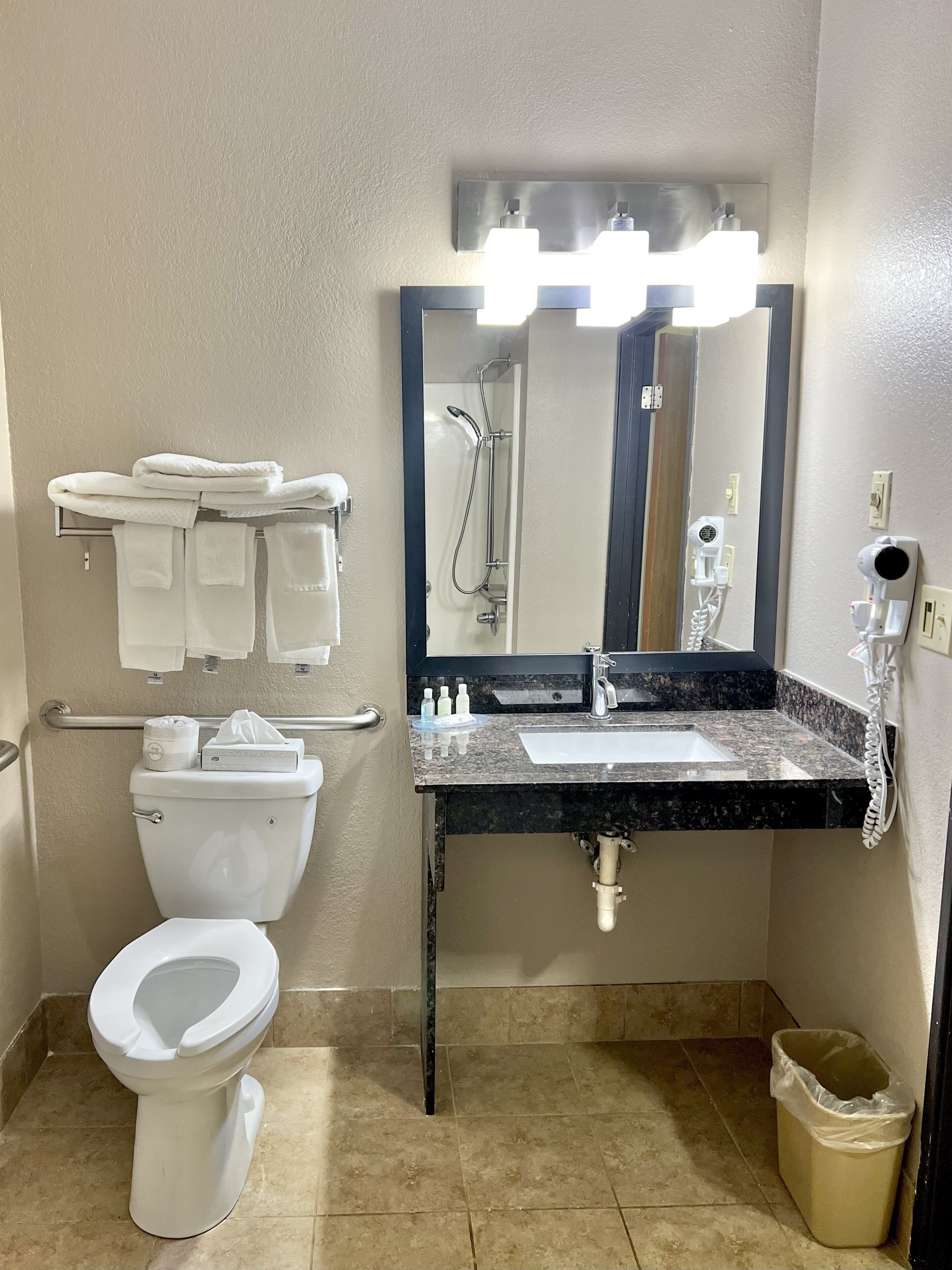 ไดร์เป่าผม, ผ้าเช็ดตัว