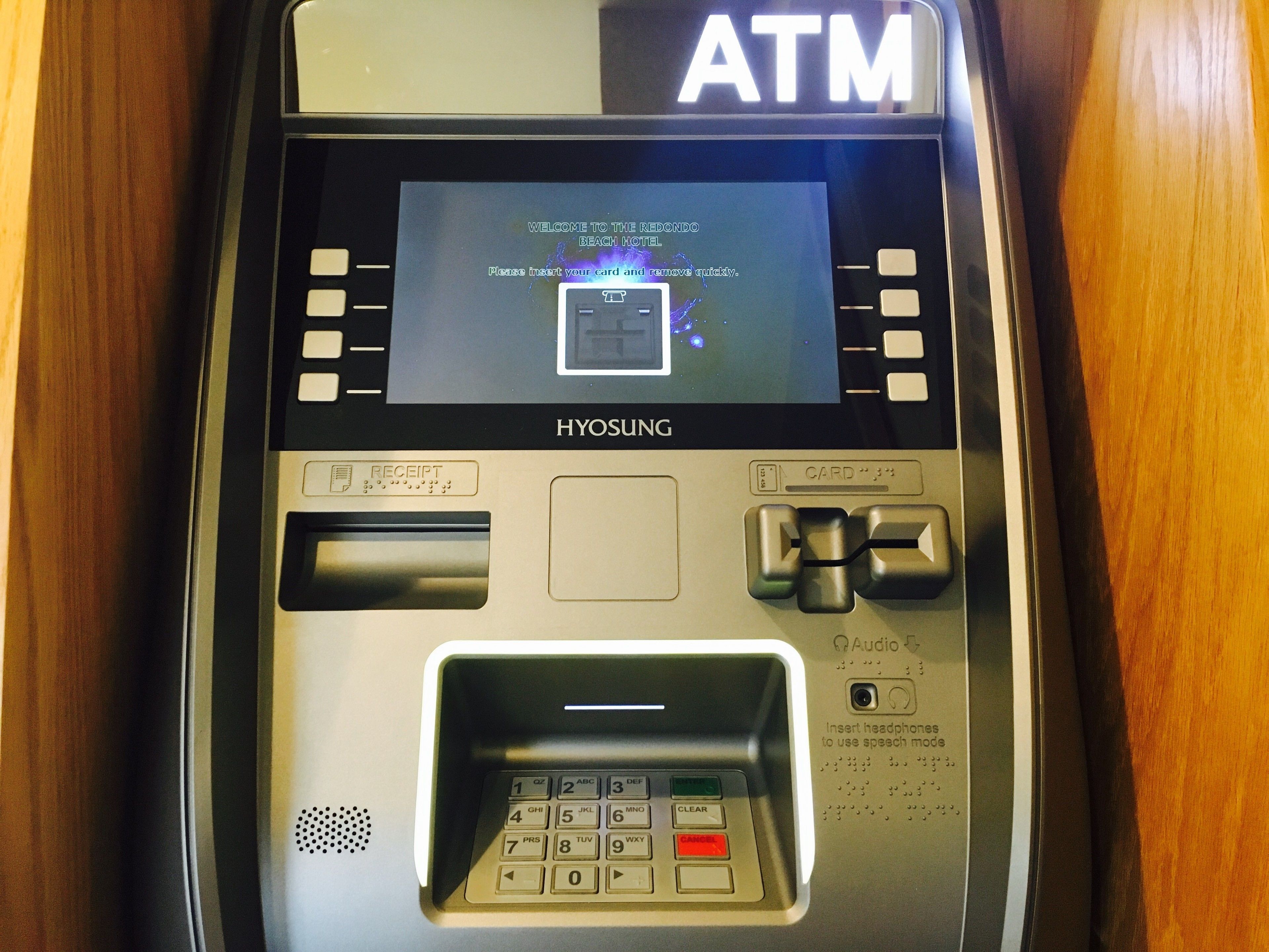 atm/banking on site