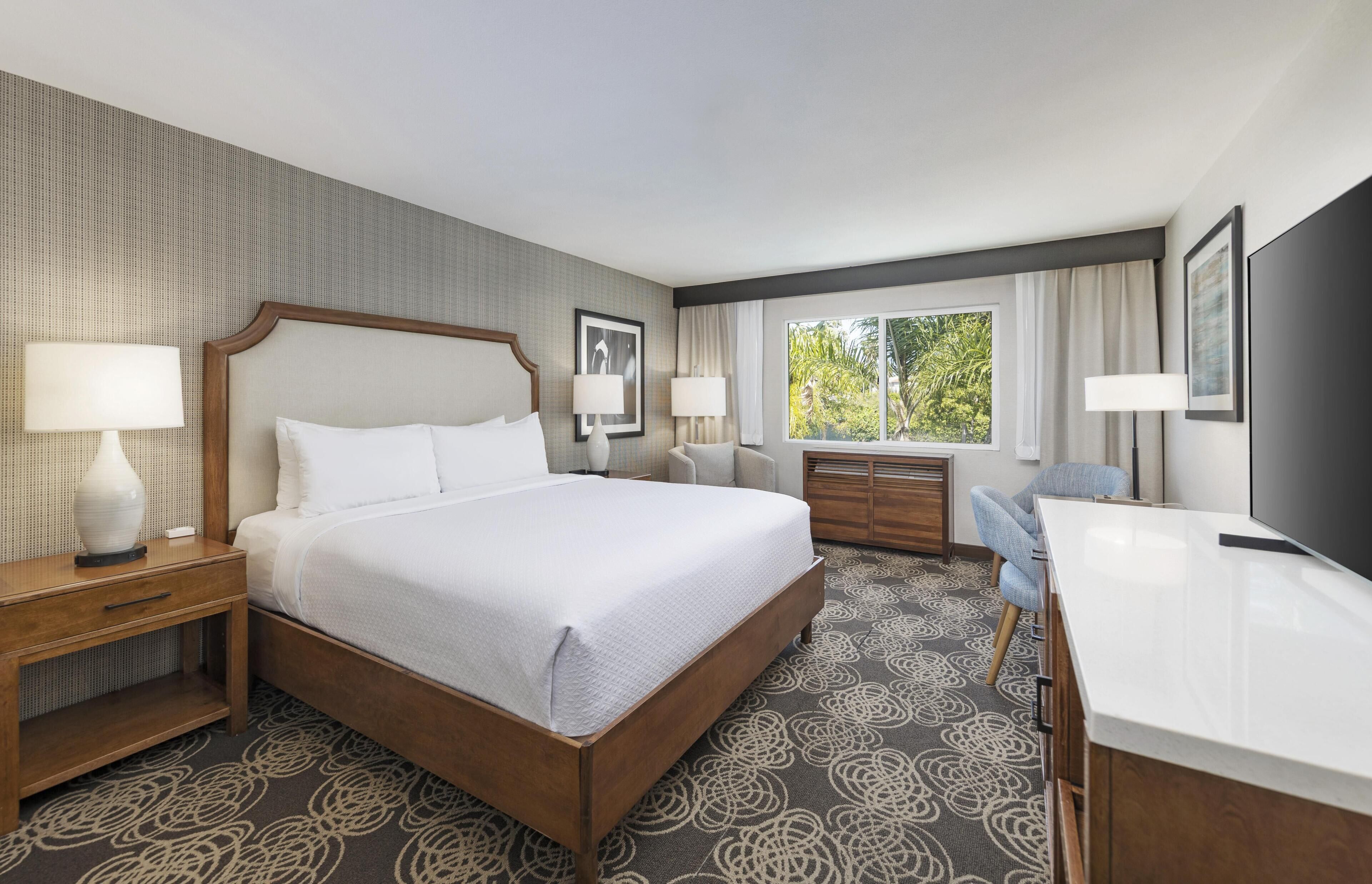 Down comforters, in-room safe, desk, iron/ironing board (on request)