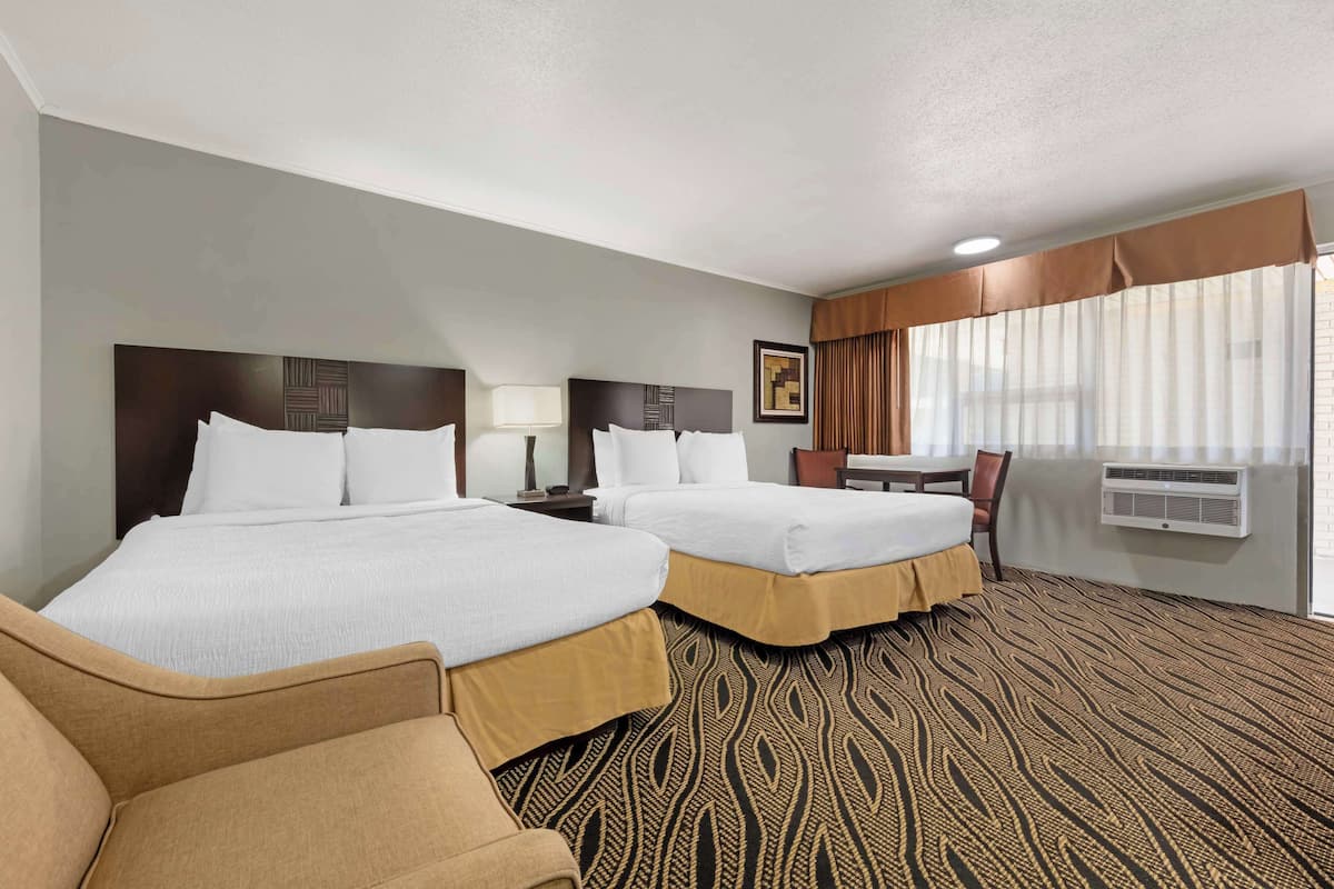 Standard Room, 2 Queen Beds, Smoking | Pillow-top beds, iron/ironing board, cots/infant beds, rollaway beds