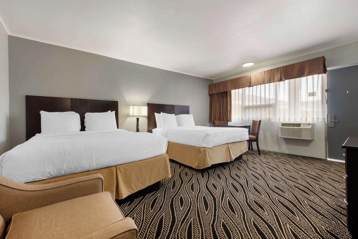 Standard Room, 2 Queen Beds, Non Smoking | Pillow-top beds, iron/ironing board, cots/infant beds, rollaway beds
