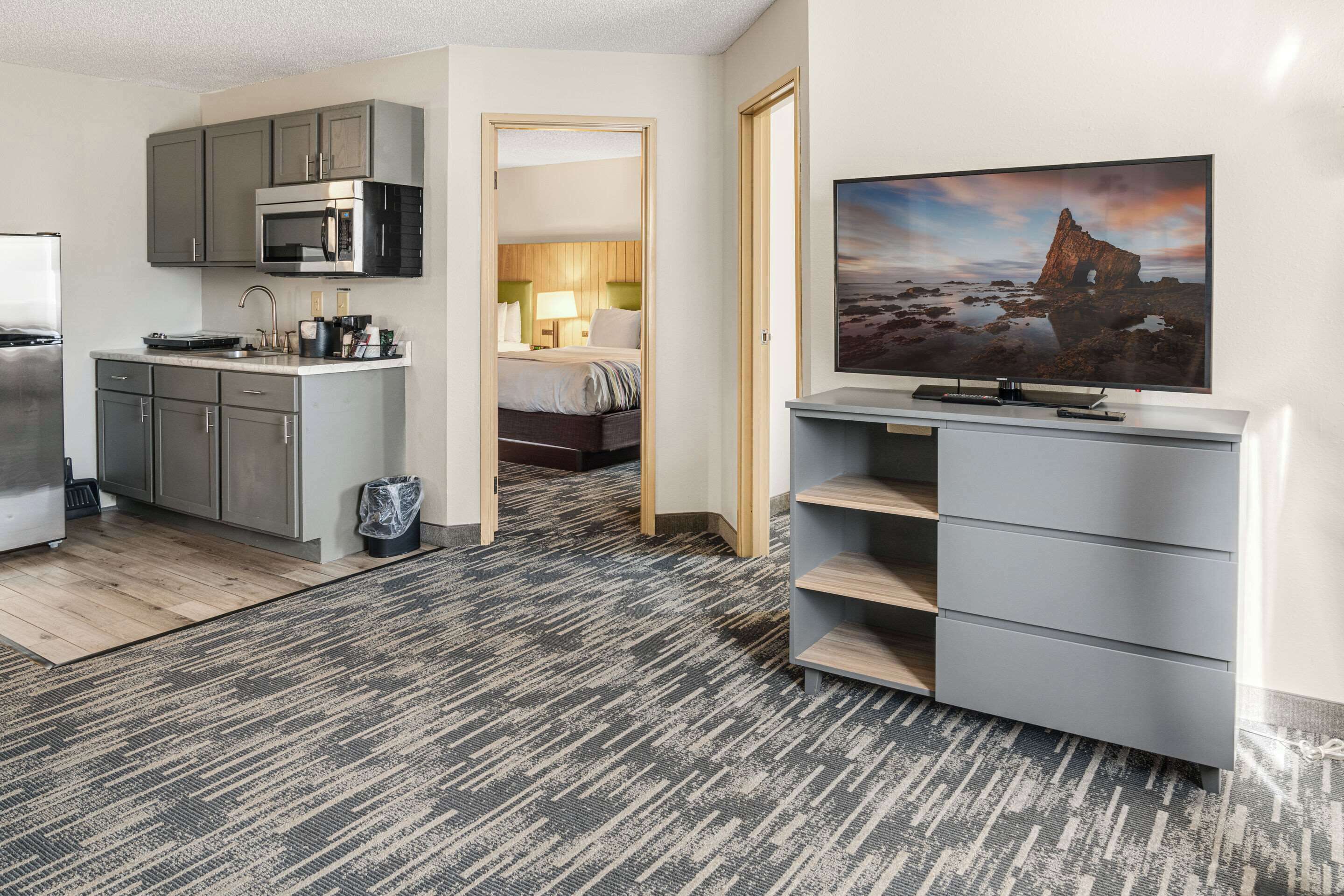 suite, 2 bedrooms, non smoking (extended stay) | premium bedding, desk, laptop workspace, blackout curtains