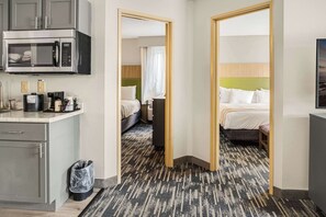 Suite, 2 Bedrooms, Non Smoking (Extended Stay) | Premium bedding, desk, laptop workspace, blackout drapes - Country Inn & Suites by Radisson, Brookings, SD (Brookings)