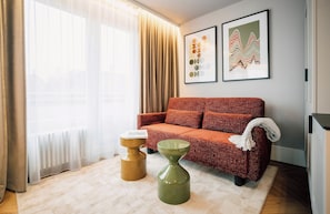 Een minibar, een kluis op de kamer, verduisterende gordijnen