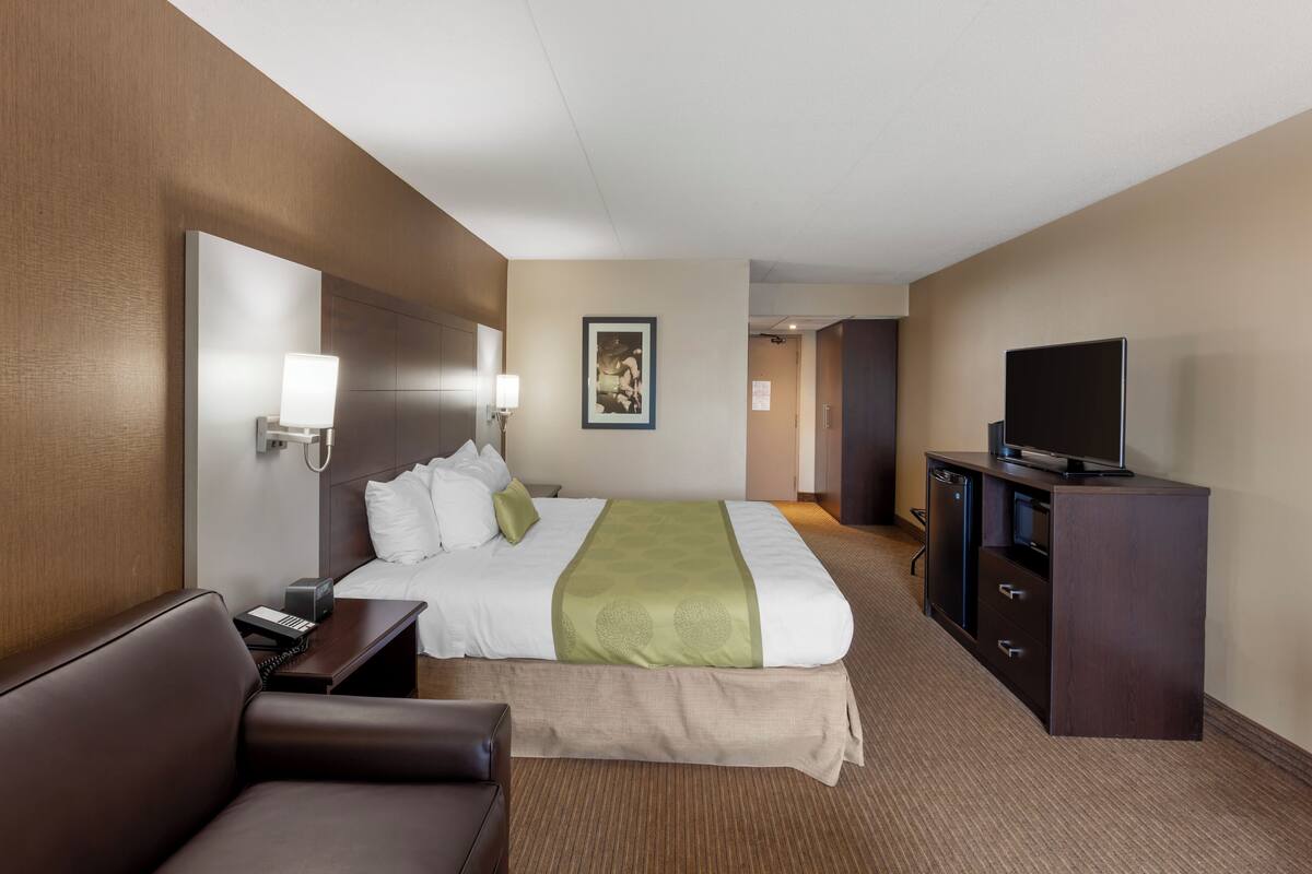 Standard Room, 1 King Bed, Non Smoking (Atrium View;with Sofabed) | Premium bedding, pillowtop beds, desk, laptop workspace