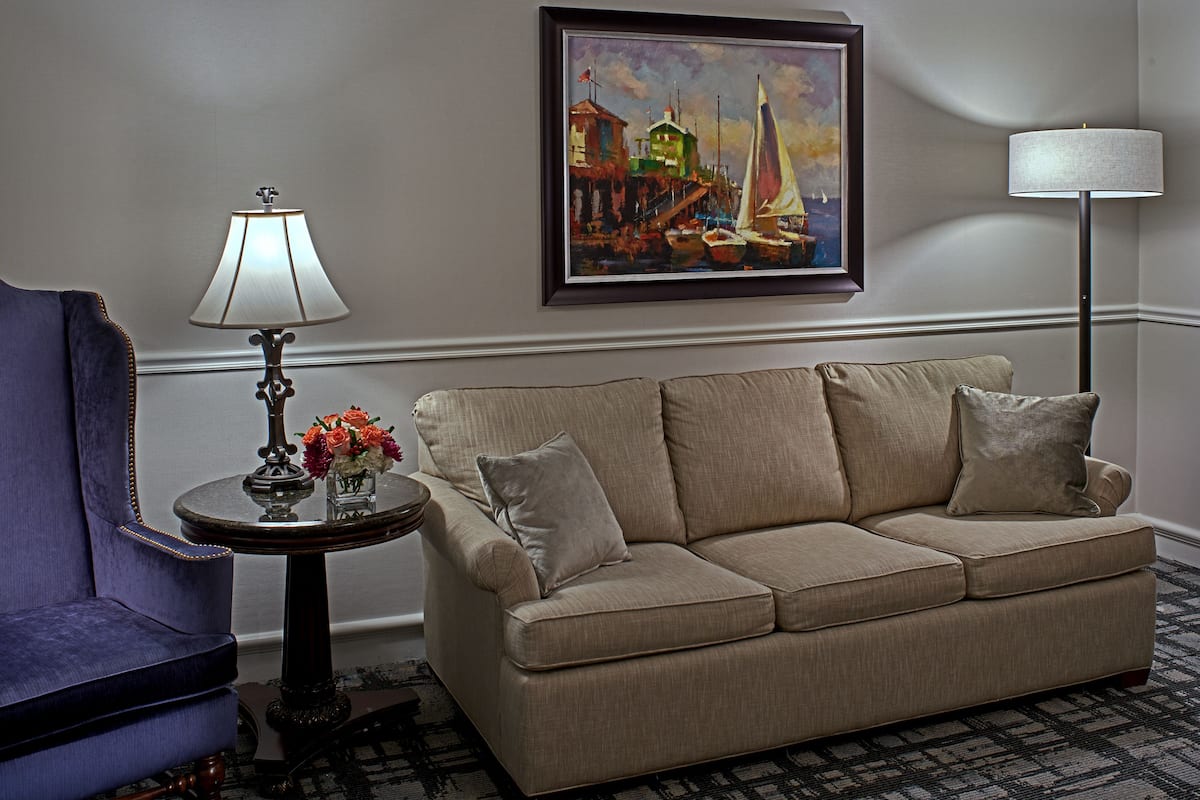 Junior Suite, 1 King Bed with Sofa bed | Premium bedding, down duvets, pillow-top beds, in-room safe