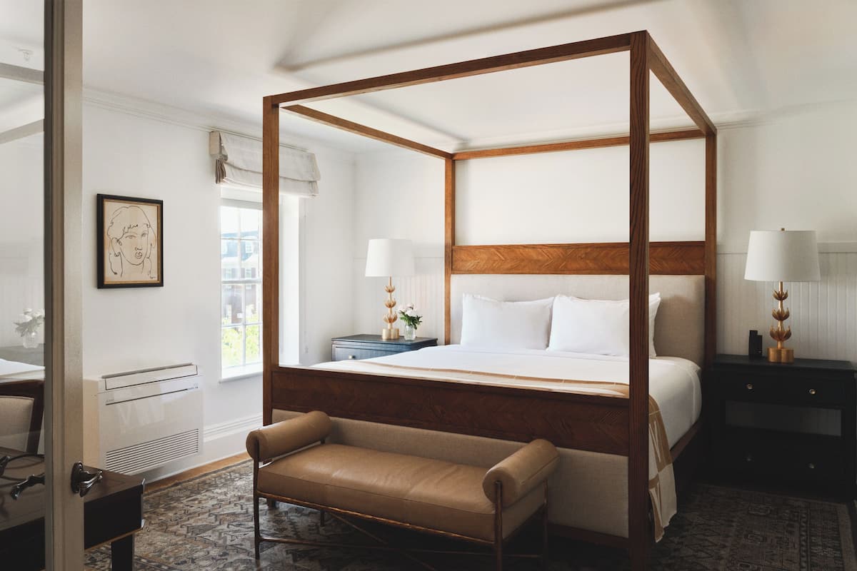 Suite, Fireplace (Marble House) | Premium bedding, down comforters, pillowtop beds, in-room safe