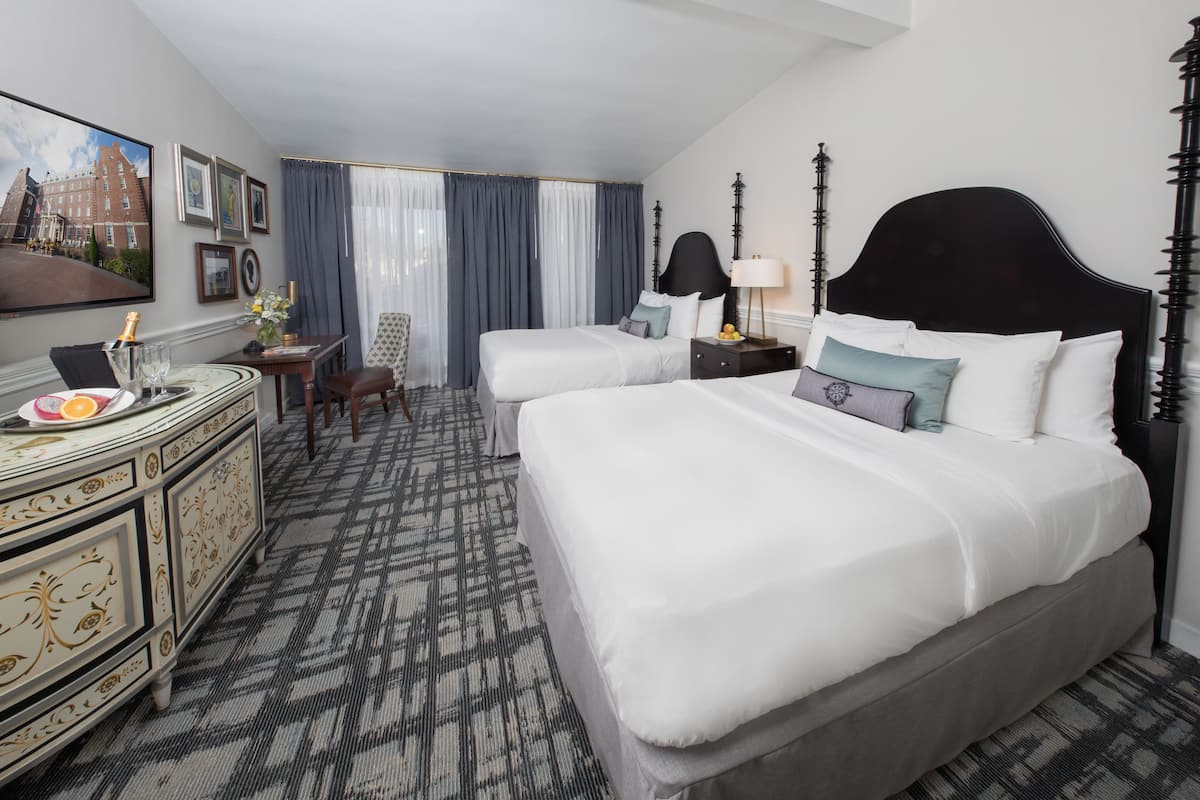 Room, 2 Queens, Newport Guestroom | Premium bedding, down comforters, pillowtop beds, in-room safe