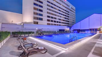 Indoor pool, outdoor pool