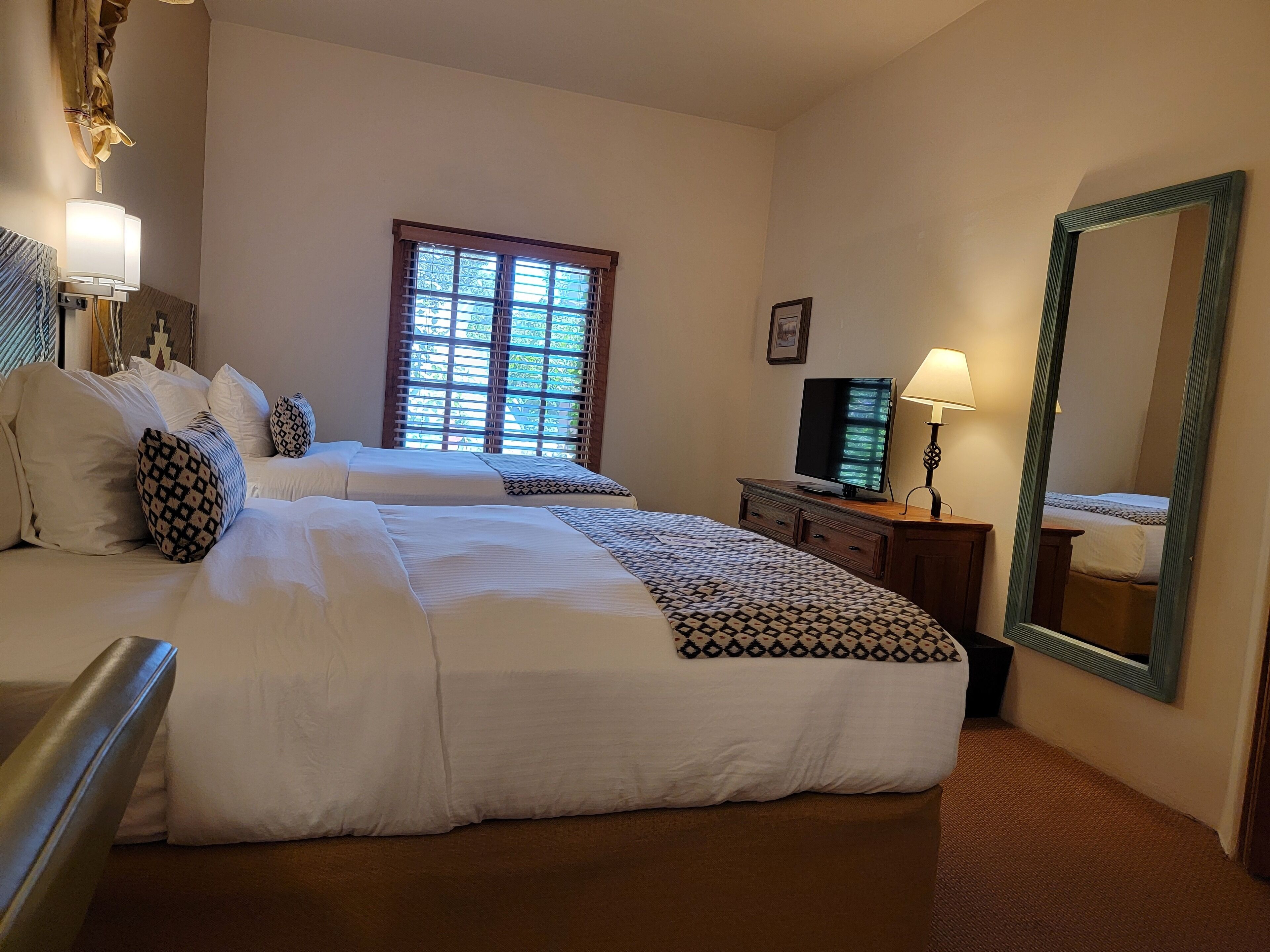 traditional double room, 2 double beds | premium bedding, pillow-top beds, minibar, in-room safe