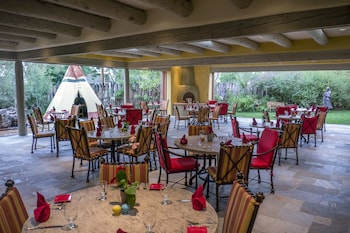 Breakfast, lunch, dinner served; Regional cuisine, garden views  at Hotel Santa Fe