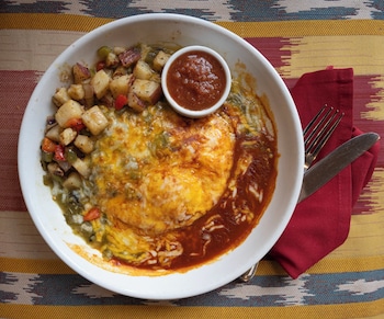 Daily full breakfast for a fee at Hotel Santa Fe