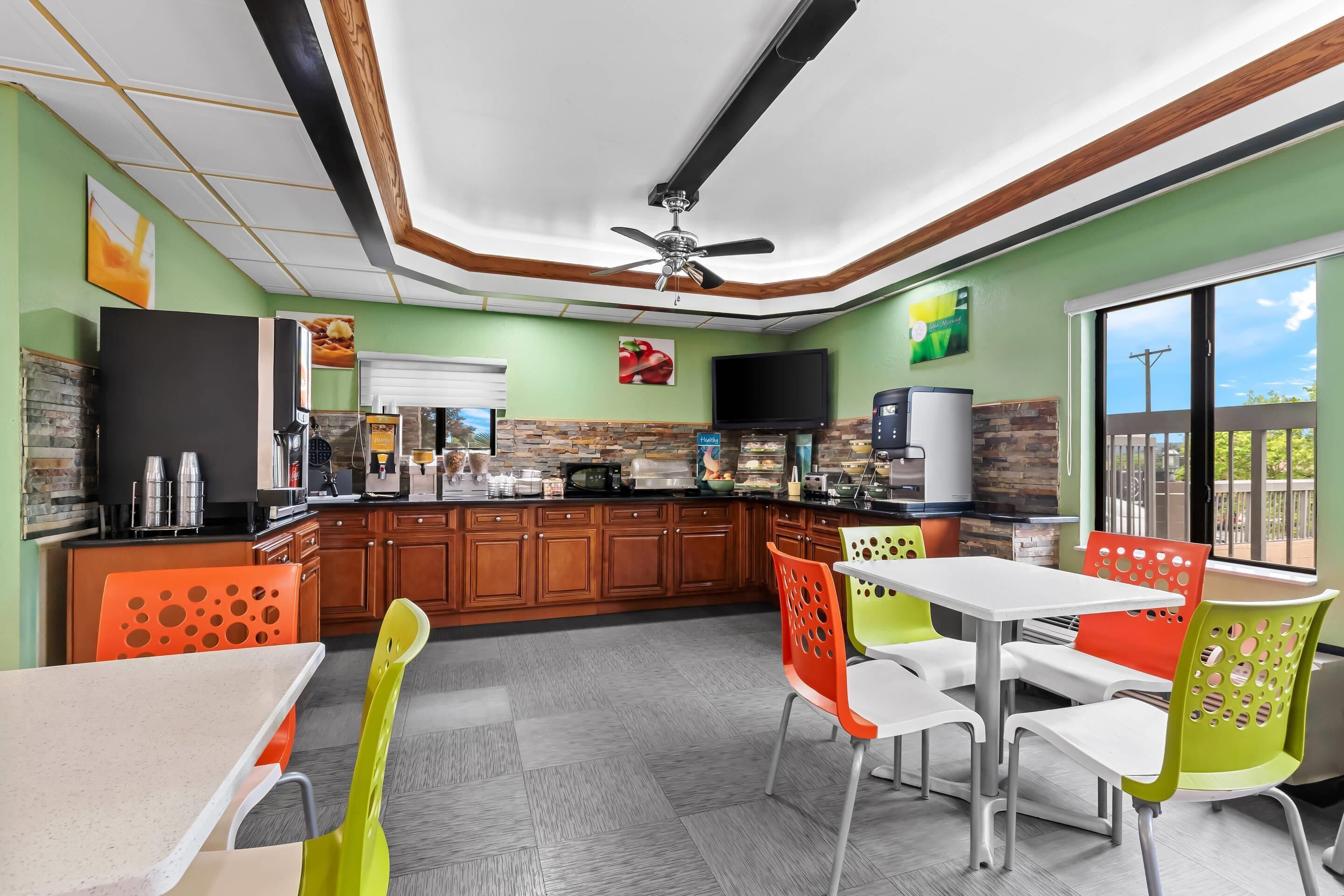 Kontinental frokost er inkludert hver dag