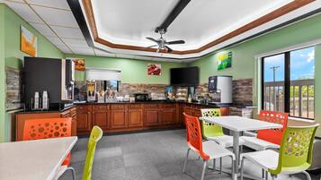 Kontinental frokost er inkludert hver dag