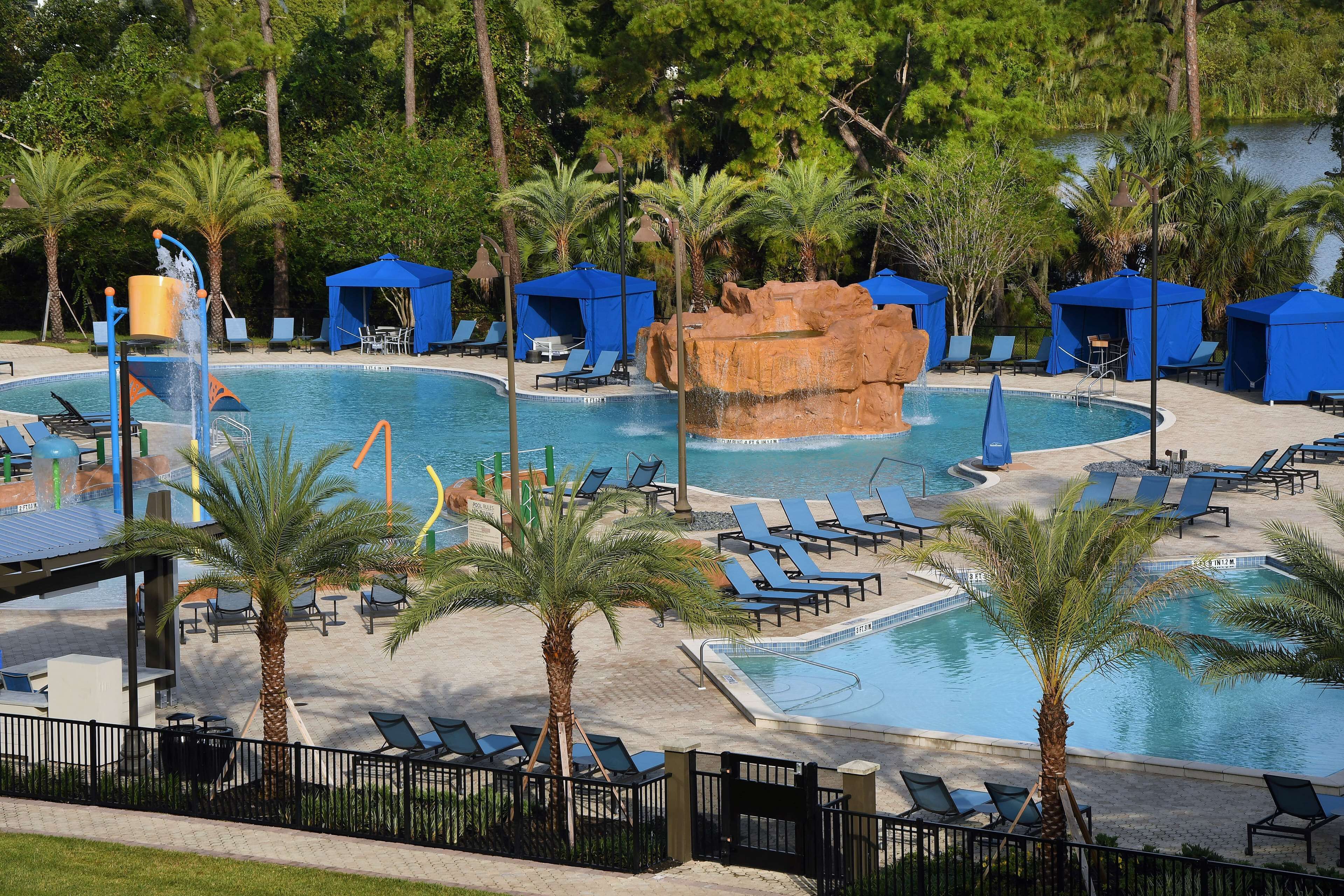 2 outdoor pools, a heated pool, pool cabanas (surcharge), pool umbrellas
