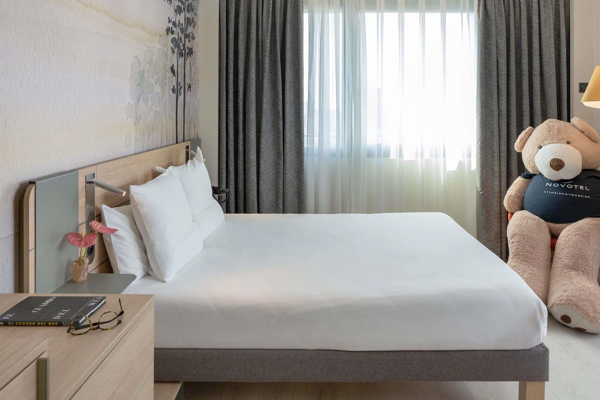 Deluxe-rum - 1 dubbelsäng - terrass | Allergitestade sängkläder, duntäcken och Select Comfort-madrasser