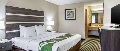 Chambre Standard, 1 très grand lit, non-fumeurs | Coffres-forts dans les chambres, bureau