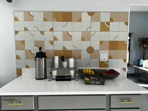 Free daily on-the-go breakfast 
